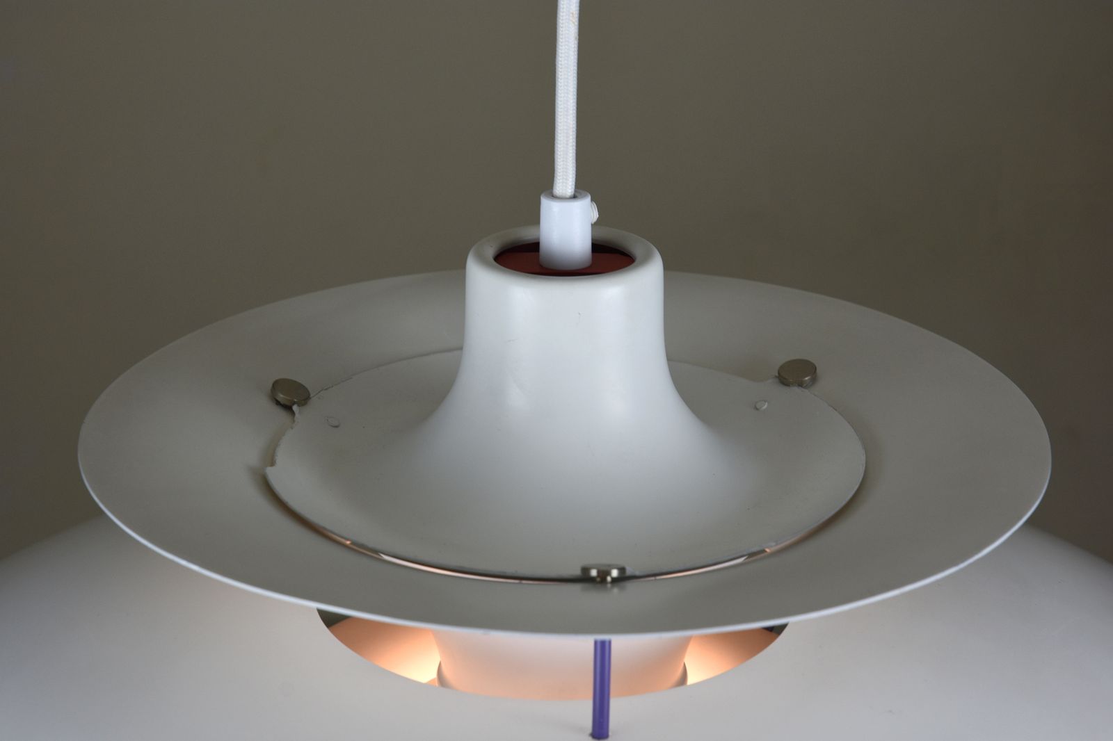 Early Ph 5 Pendant Lamp With Spring Frame By Poul Henningsen For Louis Poulsen, Denmark, 1960s photo 895.0