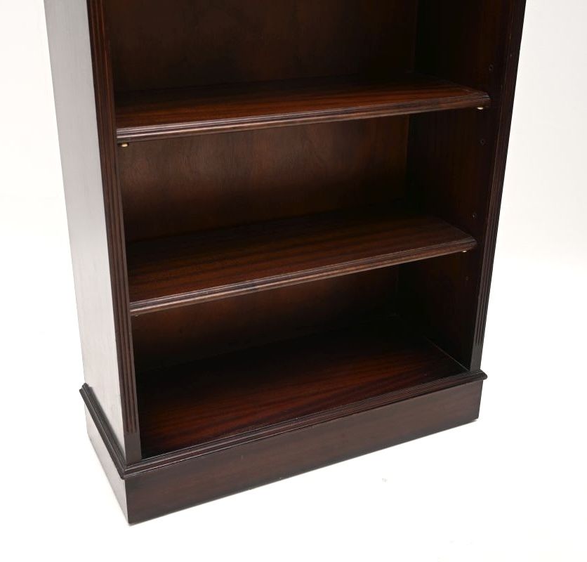Pair Of Antique Georgian Style Mahogany Open Bookcases photo vinterior