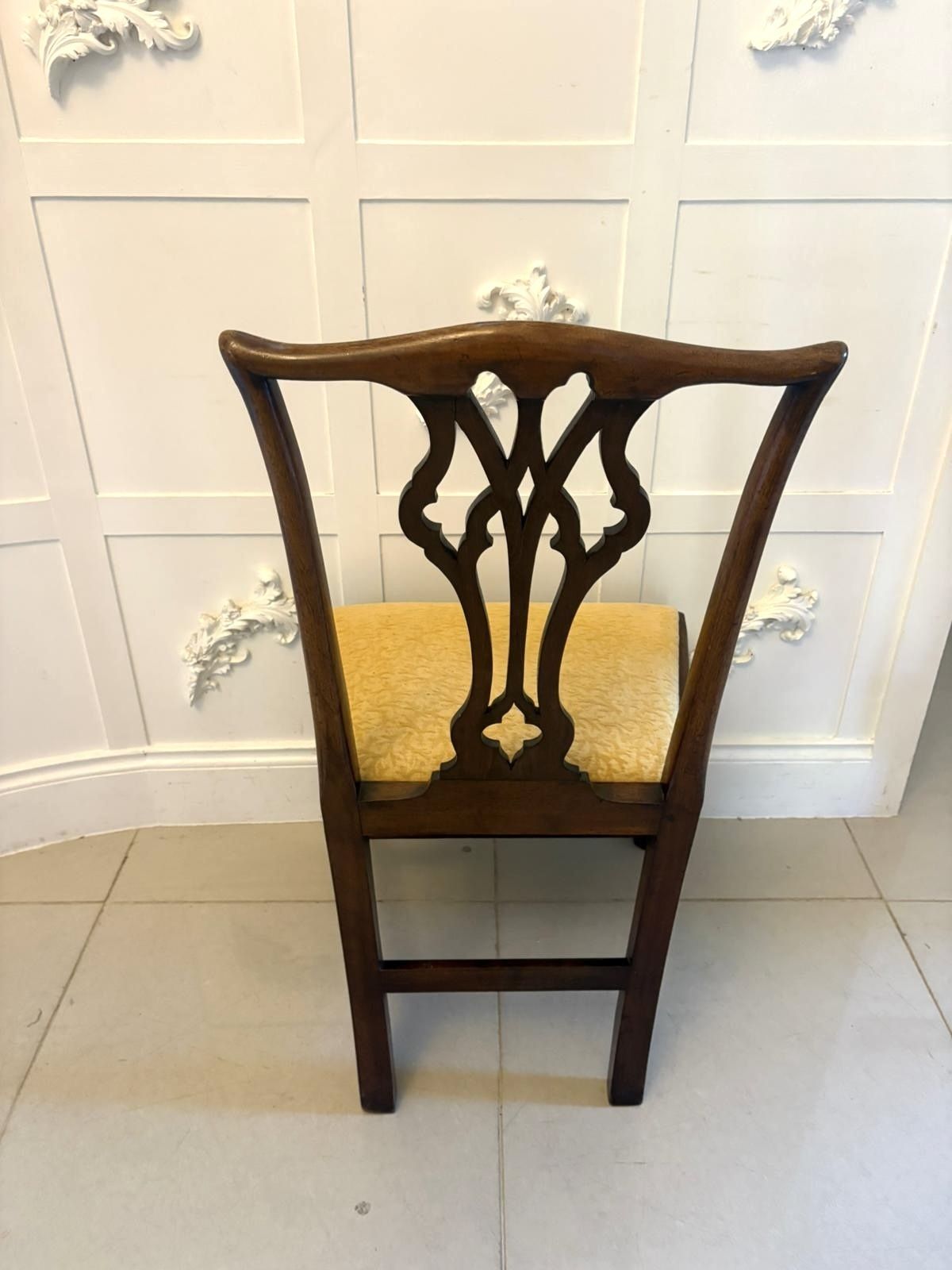 photo for sale Antique 19th Century Mahogany Side Chairs Pair English