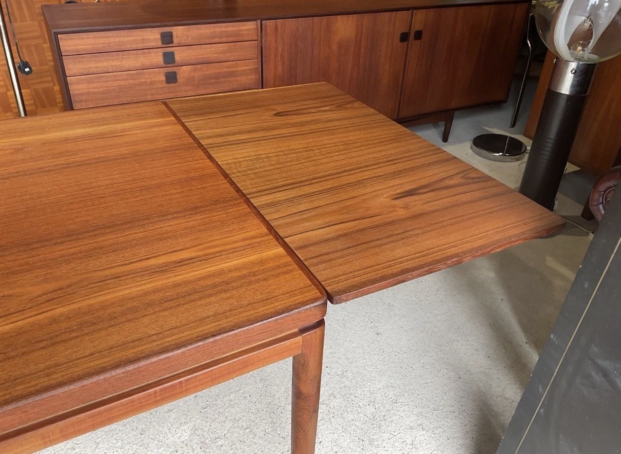 1545.0 Danish Extending Dining Table By Johannes Andersen For Christian Linneberg photo