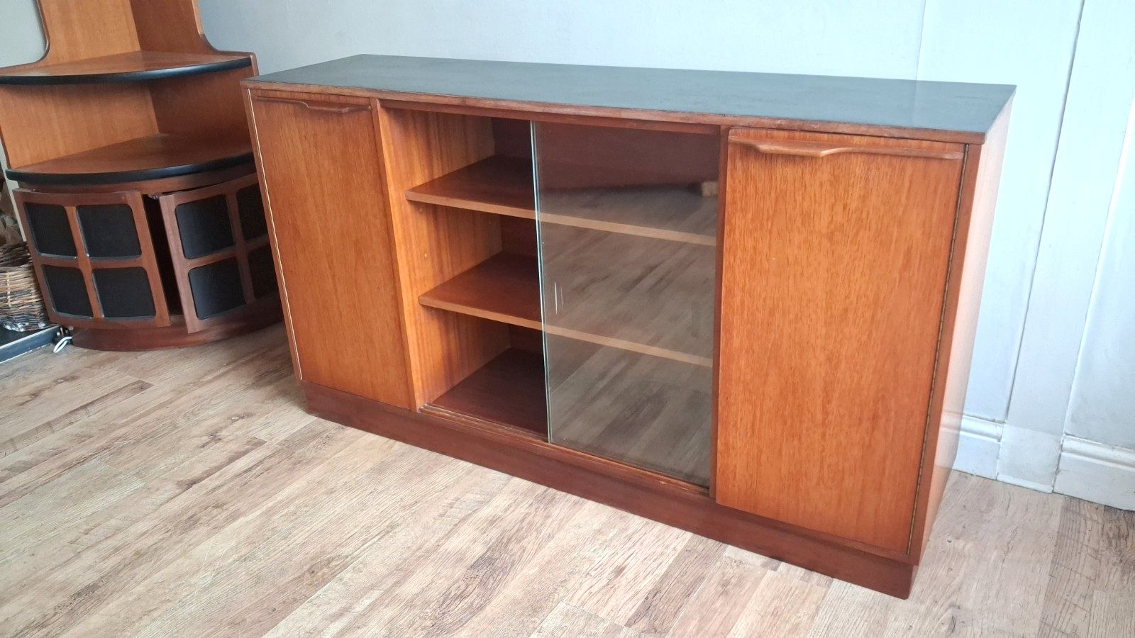 photo buy Delightful  1970's Mid Century Teak Drinks/Cocktail Cabinet ,Bookcase,Sideboard