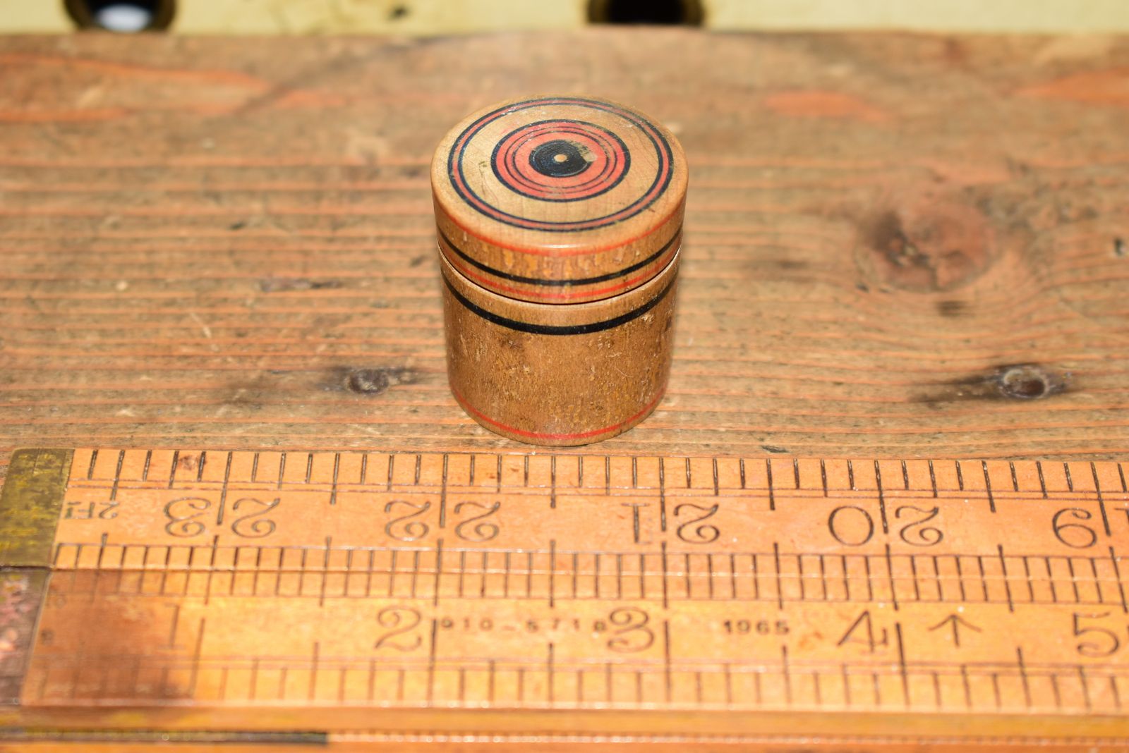 Georgian Tunbridge Ware Treen Pot With 16 Bone Card Counters C1820 Pocket Gaming photo furniture