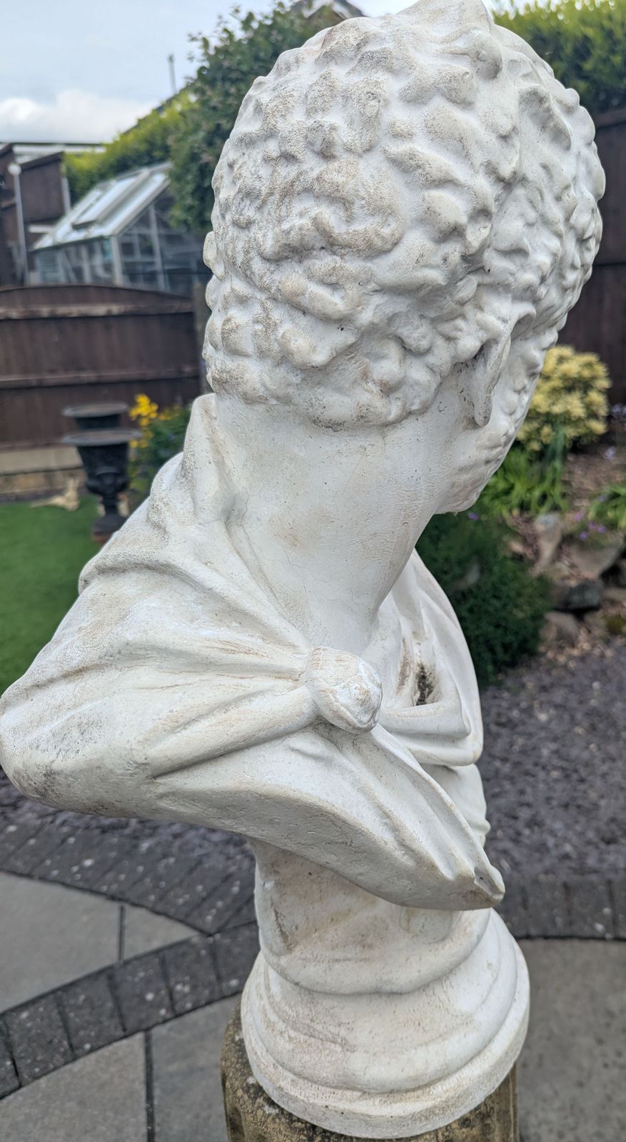 Superb Vintage Caracella Roman Emperor Marble Di Latte Bust  Delivery Available 0128. photo vintage