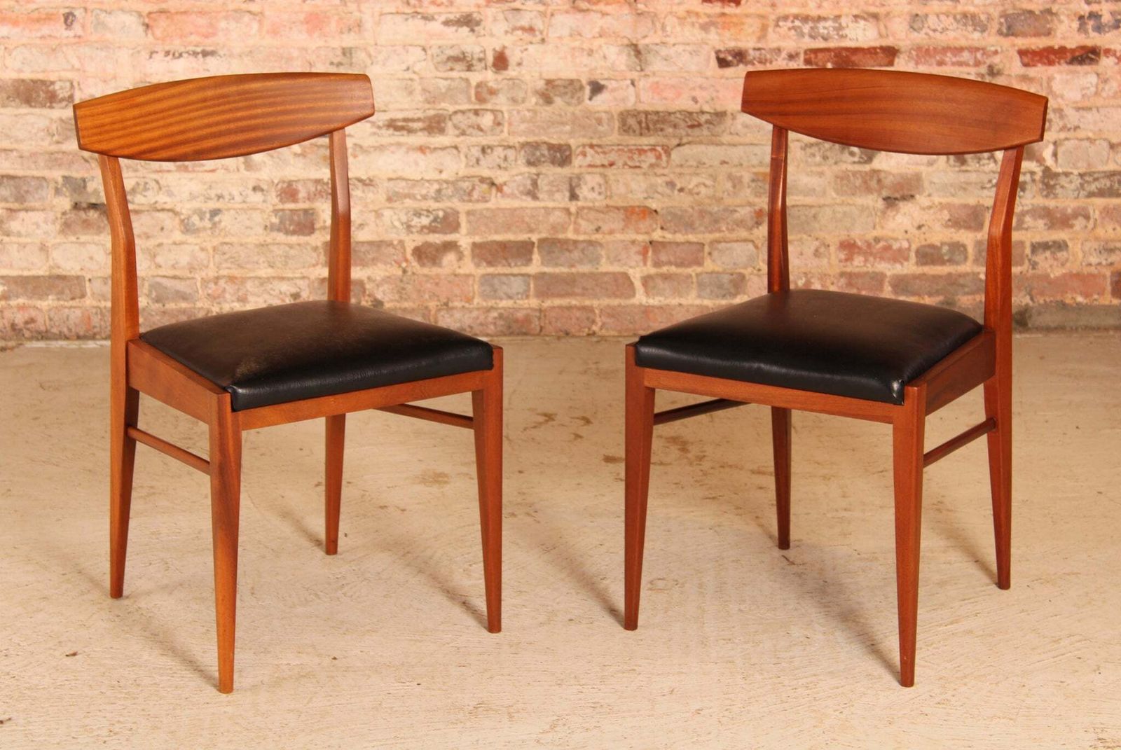 photo for sale Mid Century Teak And Mahogany Dining Table And 6 Chairs By McIntosh, Circa 1960s