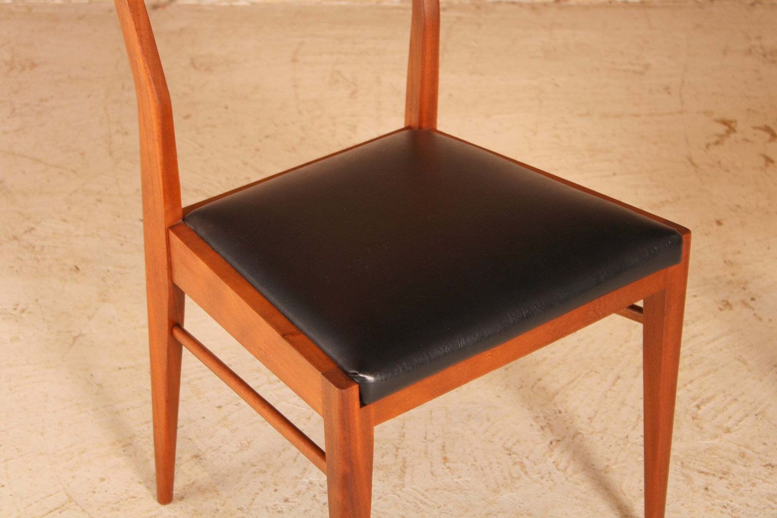 1200.0 Mid Century Teak And Mahogany Dining Table And 6 Chairs By McIntosh, Circa 1960s photo