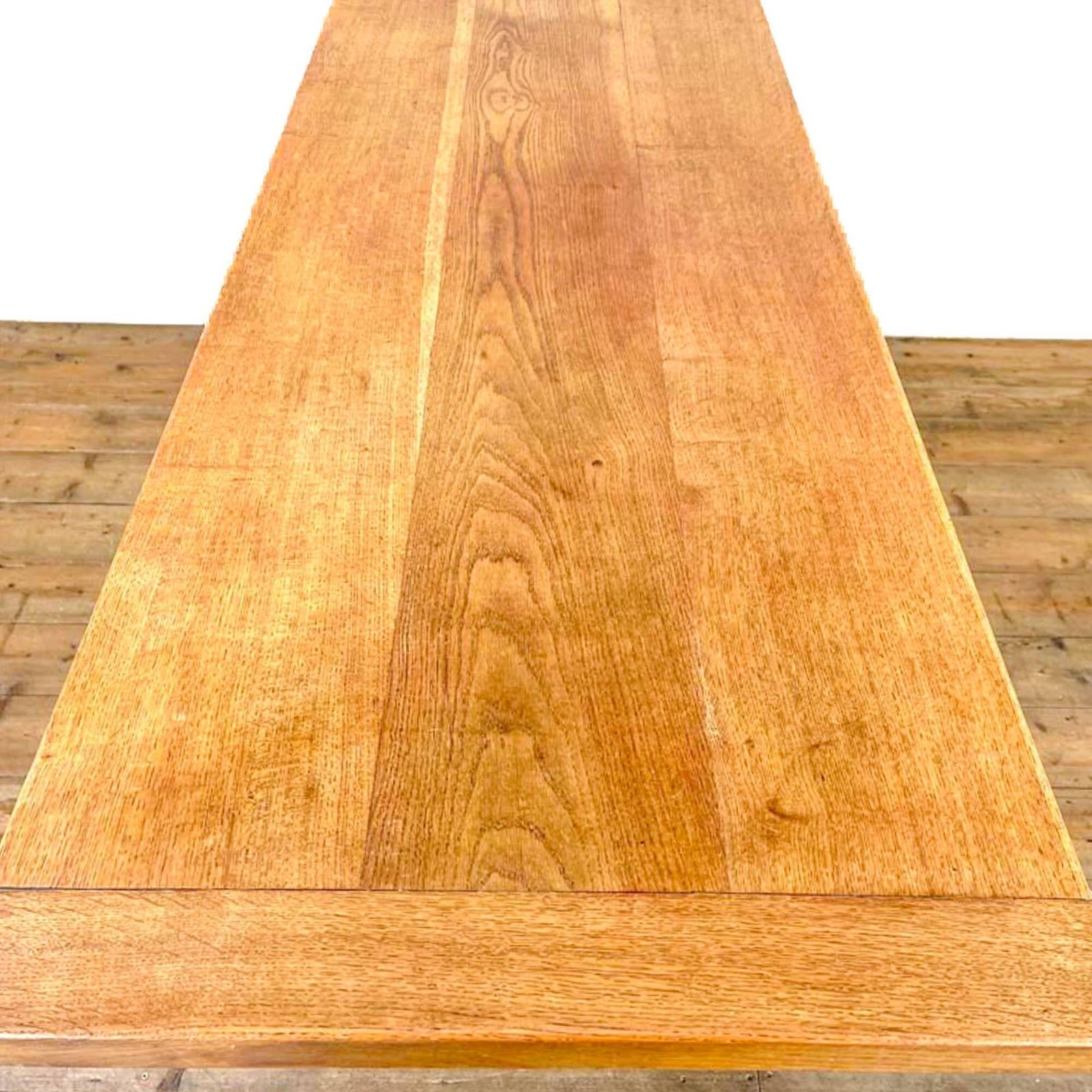 photo for sale Early 20th Century Pale Oak Dining Table | Antique Furniture | Antique Kitchen Table | Antique Oak Table (M 2604)