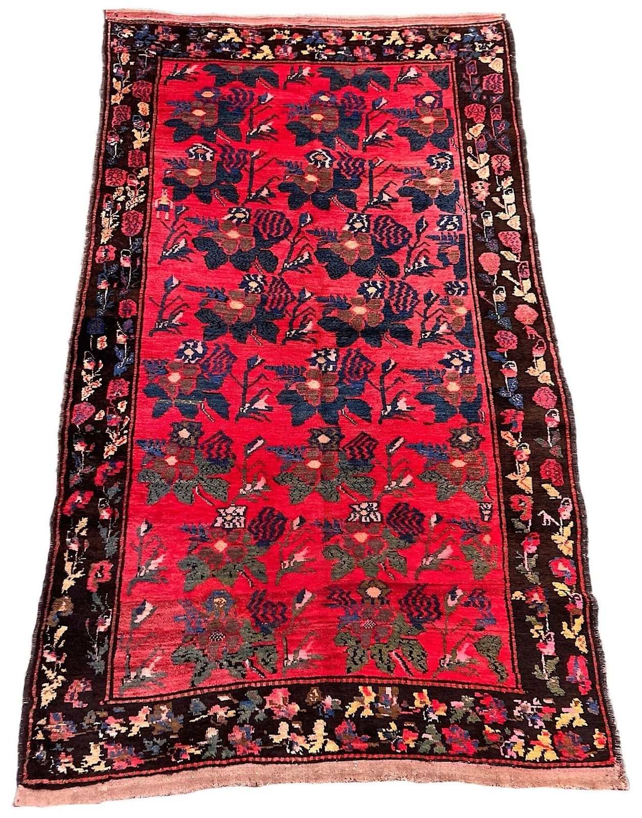 Antiek Kaukasisch Karabagh tapijt 2,40 m x 1,37 m photo furniture