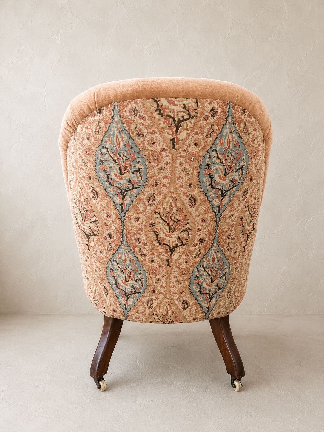 A Victorian Iron Back Nursing Chair photo for sale