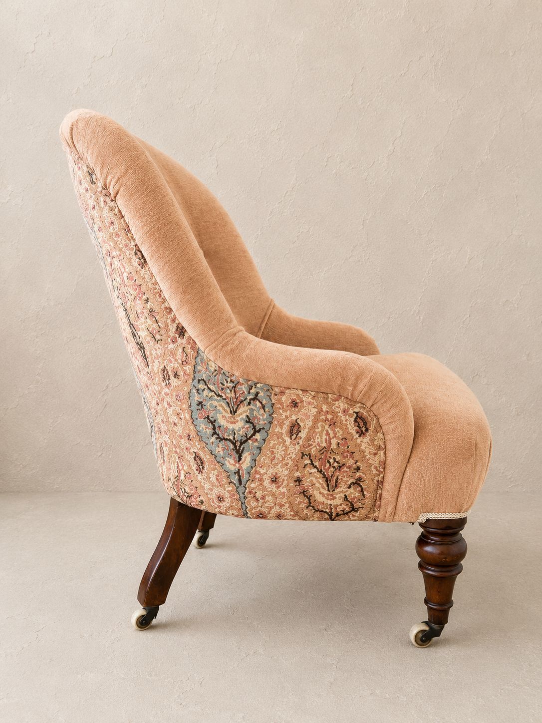 A Victorian Iron Back Nursing Chair photo Furniture