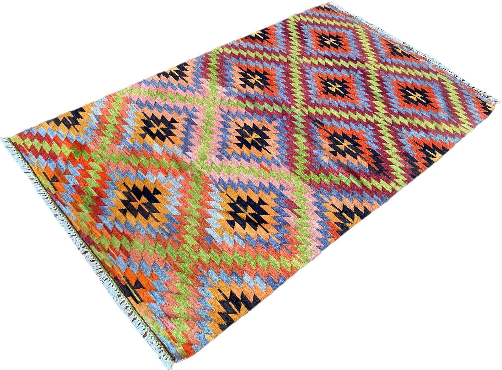 Vintage Anatolian Kilim 1.83m X 1.17m photo for sale