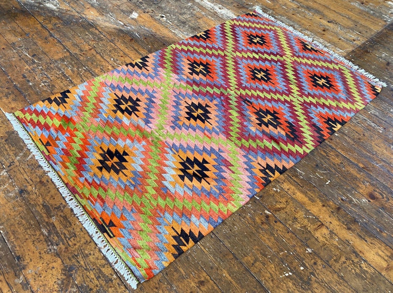 Vintage Anatolian Kilim 1.83m X 1.17m photo 540.0