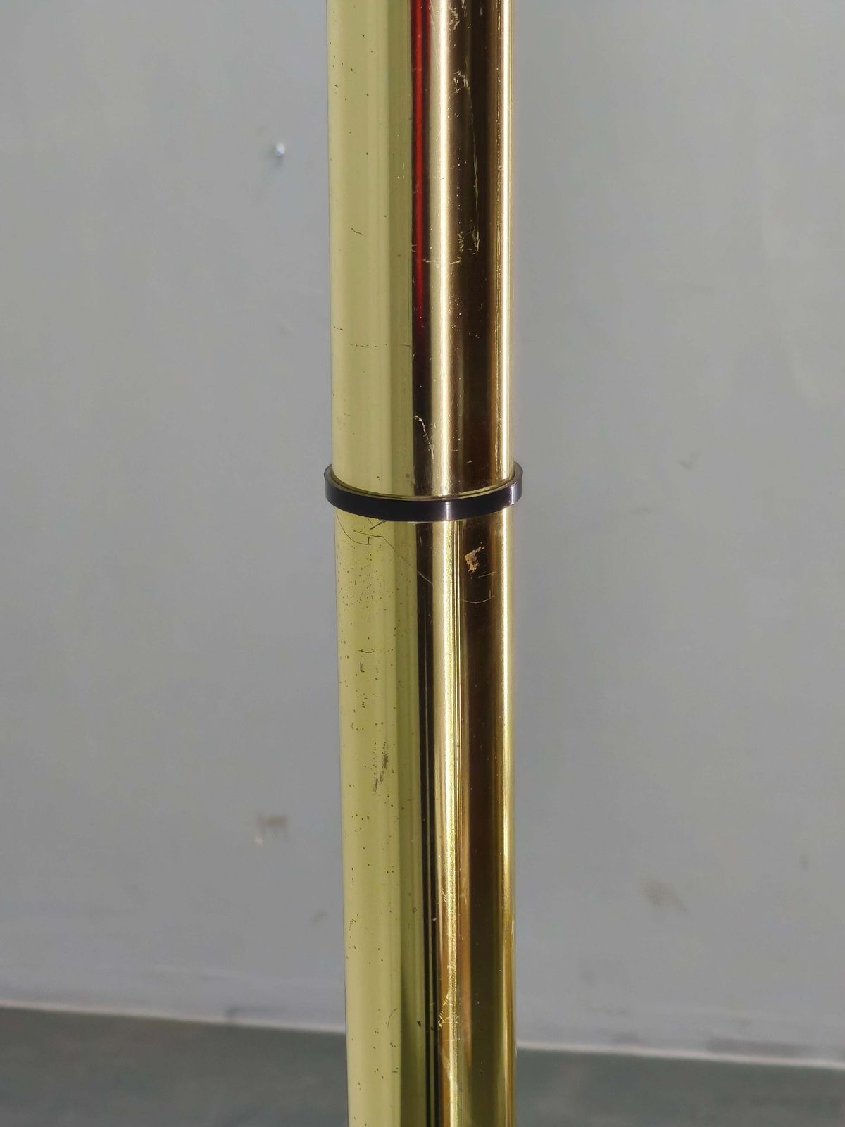 Italian Brass Plated Coat Rack With Marble Base, 1970s photo Furniture
