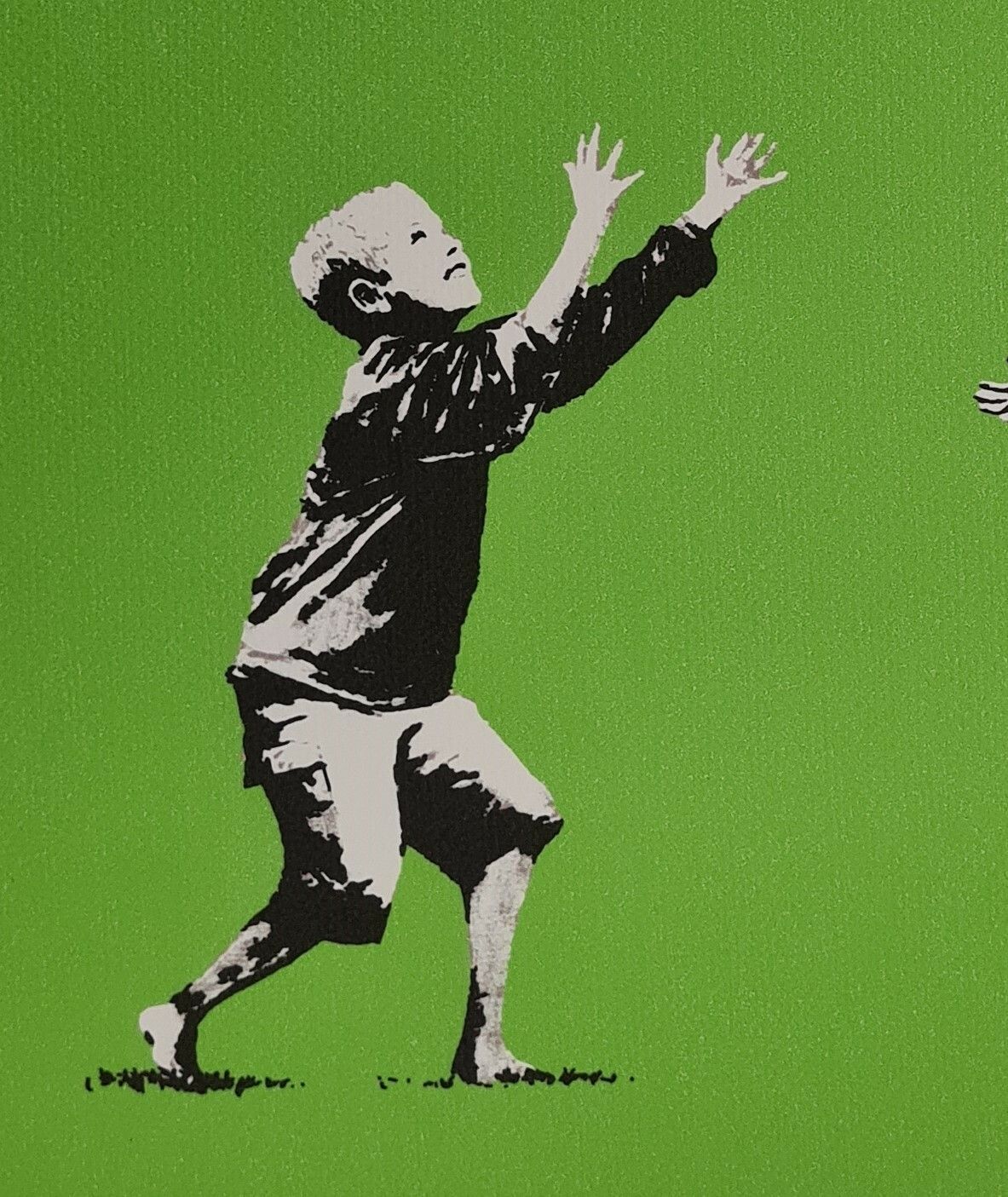 Banksy * No Juegos De Pelota * 50x35 Cm * Litografía * Limitada # 48/60 photo vinterior
