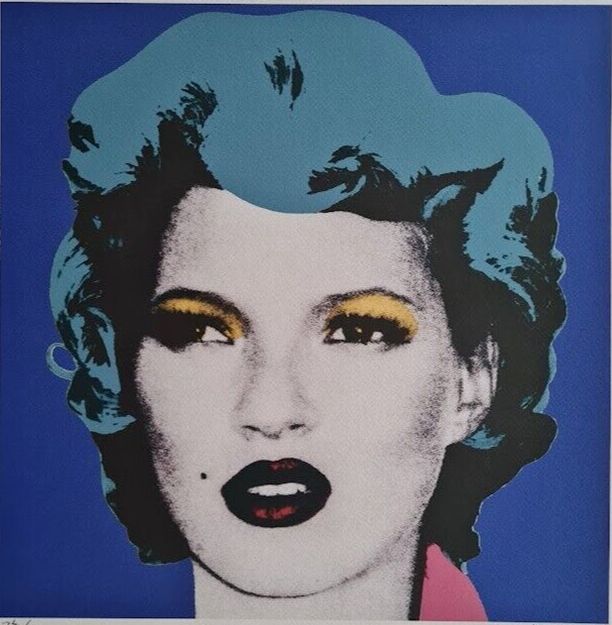 Banksy * Kate Moss * 50 X 35 Cm * Lithografie * Kunstdruck * Limitiert # XX/60 photo furniture