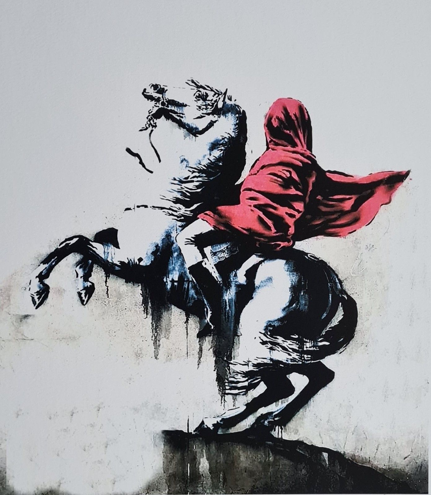Banksy * Napoleon *50 X 40 Cm * Lithografie * Kunstdruck * Limitiert # 99/600 photo furniture