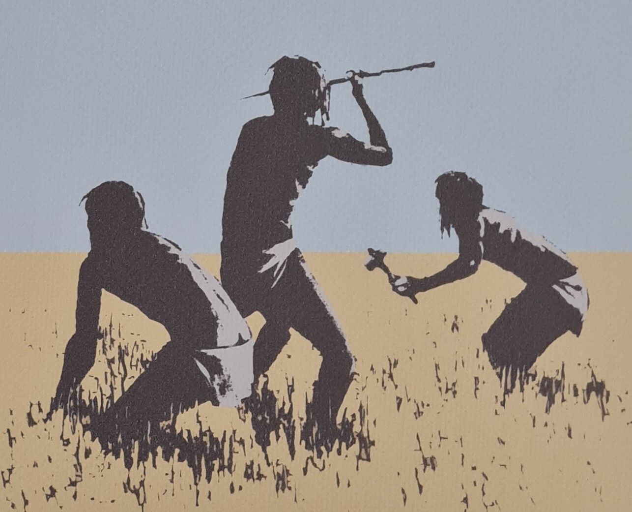Banksy * Trolleys * 50x35 Cm * Lithografie * Kunstdruck * Limitiert # 59/60 photo for sale