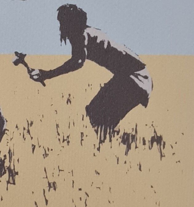 Banksy * Trolleys * 50x35 Cm * Lithografie * Kunstdruck * Limitiert # 59/60 photo 7757.0