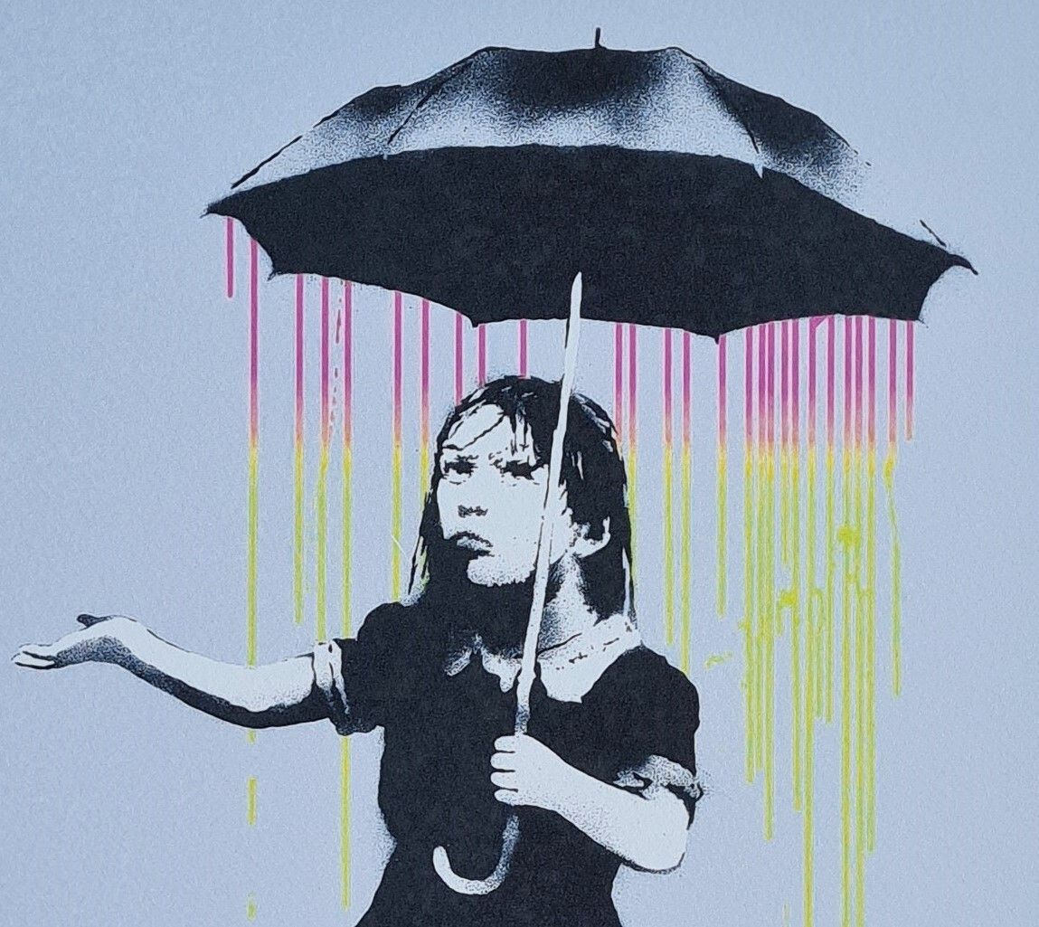 Banksy * Nola * 50 X 40 Cm * Lithografie * Kunstdruck * Limitiert # 88/600 photo Art
