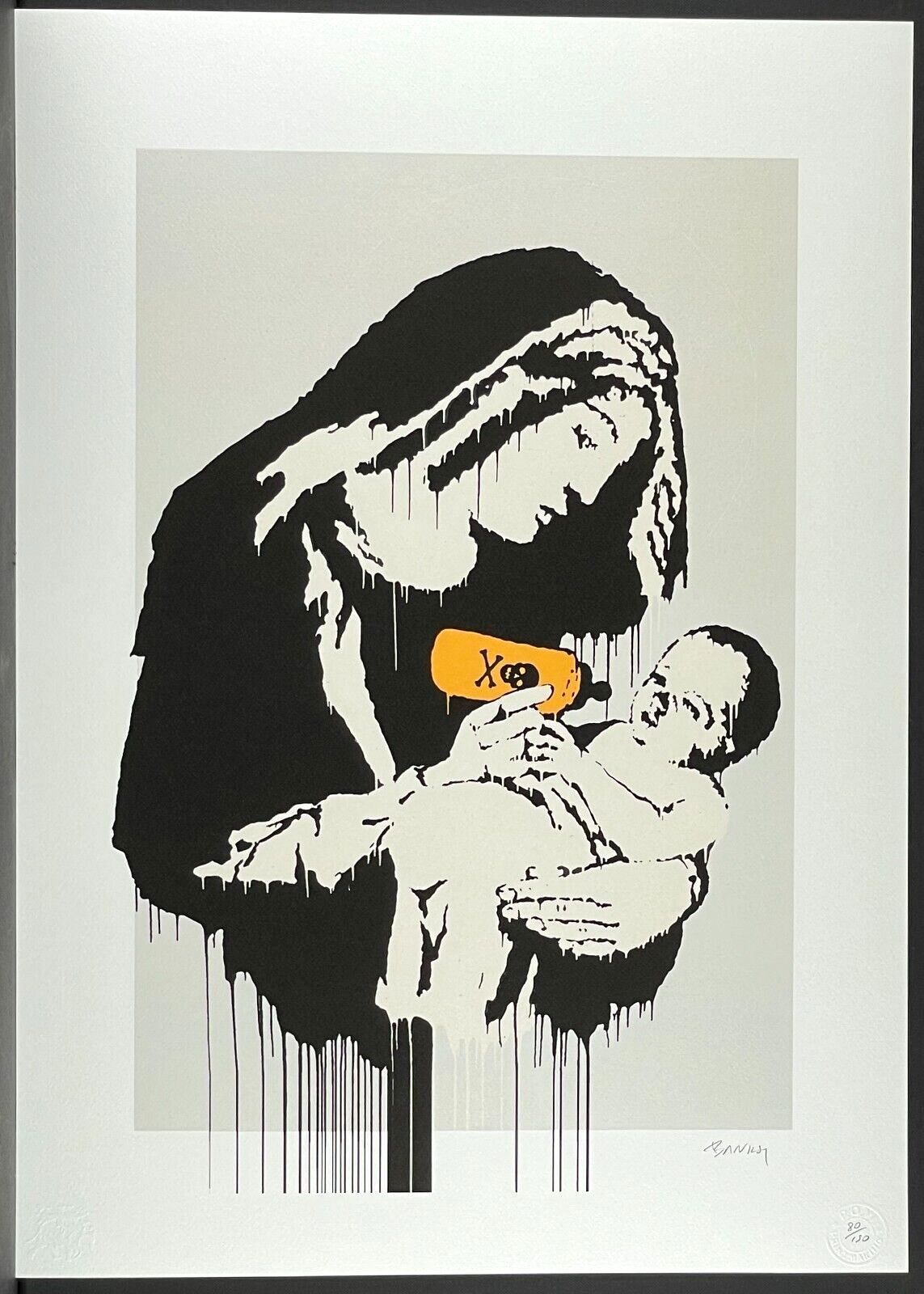 Banksy * Toxic Mary * 70x50 Cm * Lithografie * Kunstdruck * Limitiert # XX/150