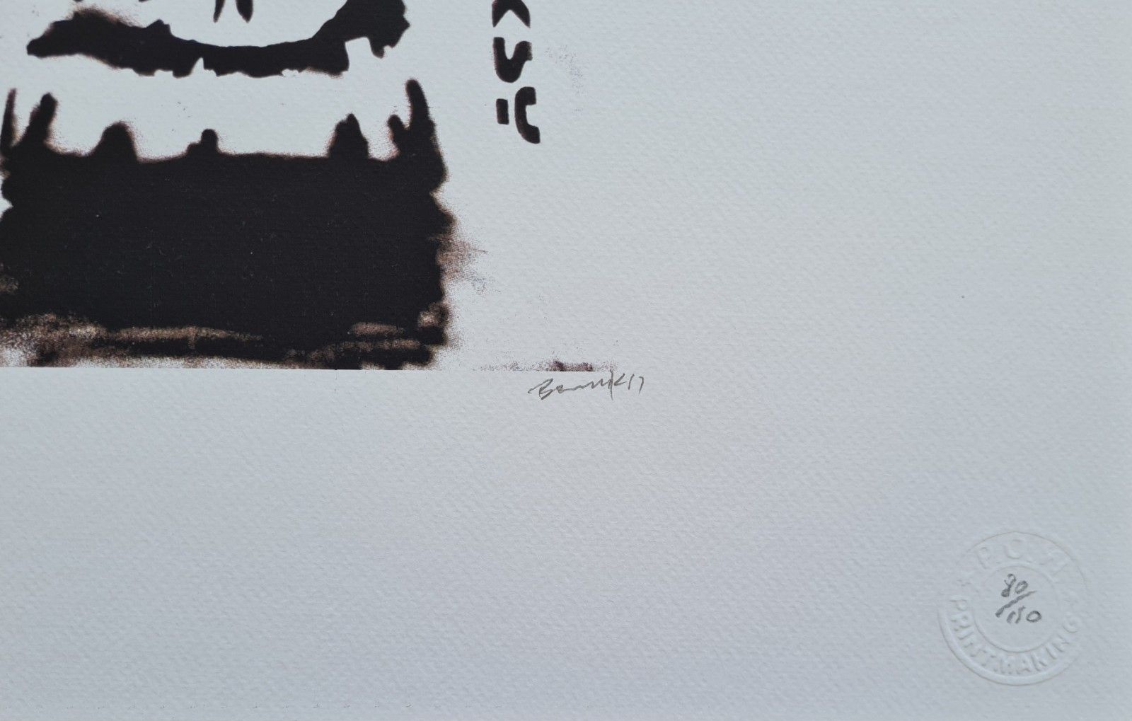 Banksy * Mona Lisa * 50 X 35 Cm * Lithografie * Kunstdruck * Limitiert # 80/150 photo vinterior