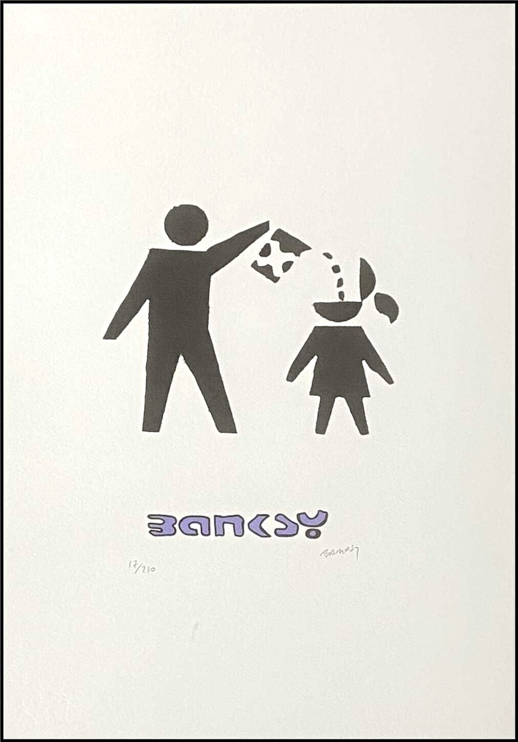 Banksy * Sin Título * 50x35 Cm * Litografía * Limitada # 17/250