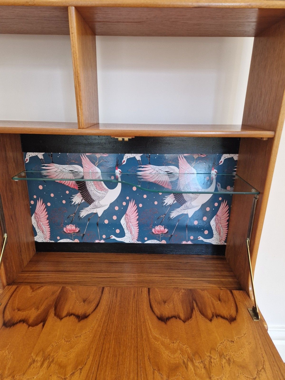 Furniture Mid Century Teak Room Divider | Restored & Upcycled Drinks Cabinet | Vintage photo