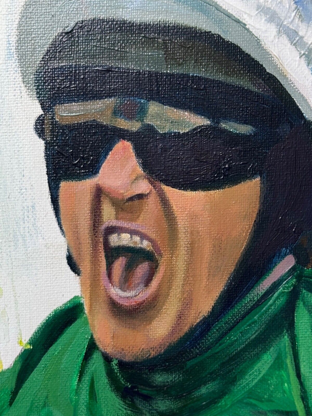 photo vinterior Oil Painting Grand National Winner No 6 Don't Push It 2010 Jockey A P Mccoy Up