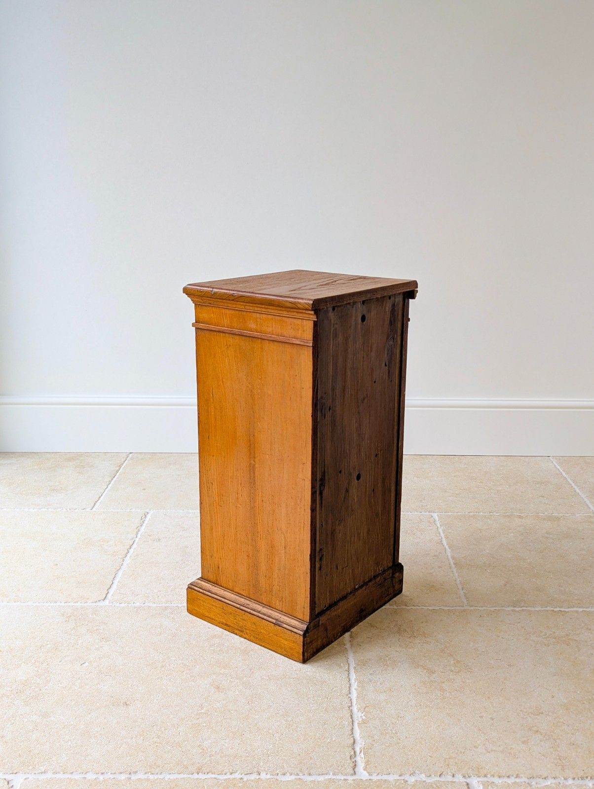photo buy Antique Victorian Oak Aesthetic Movement Bedside Cabinet C.1890