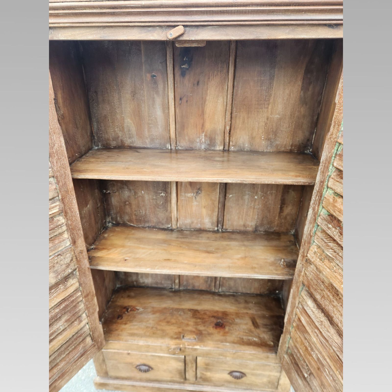 Quality Reclaimed Unique Indian Rosewood Louvre Cupboard photo buy