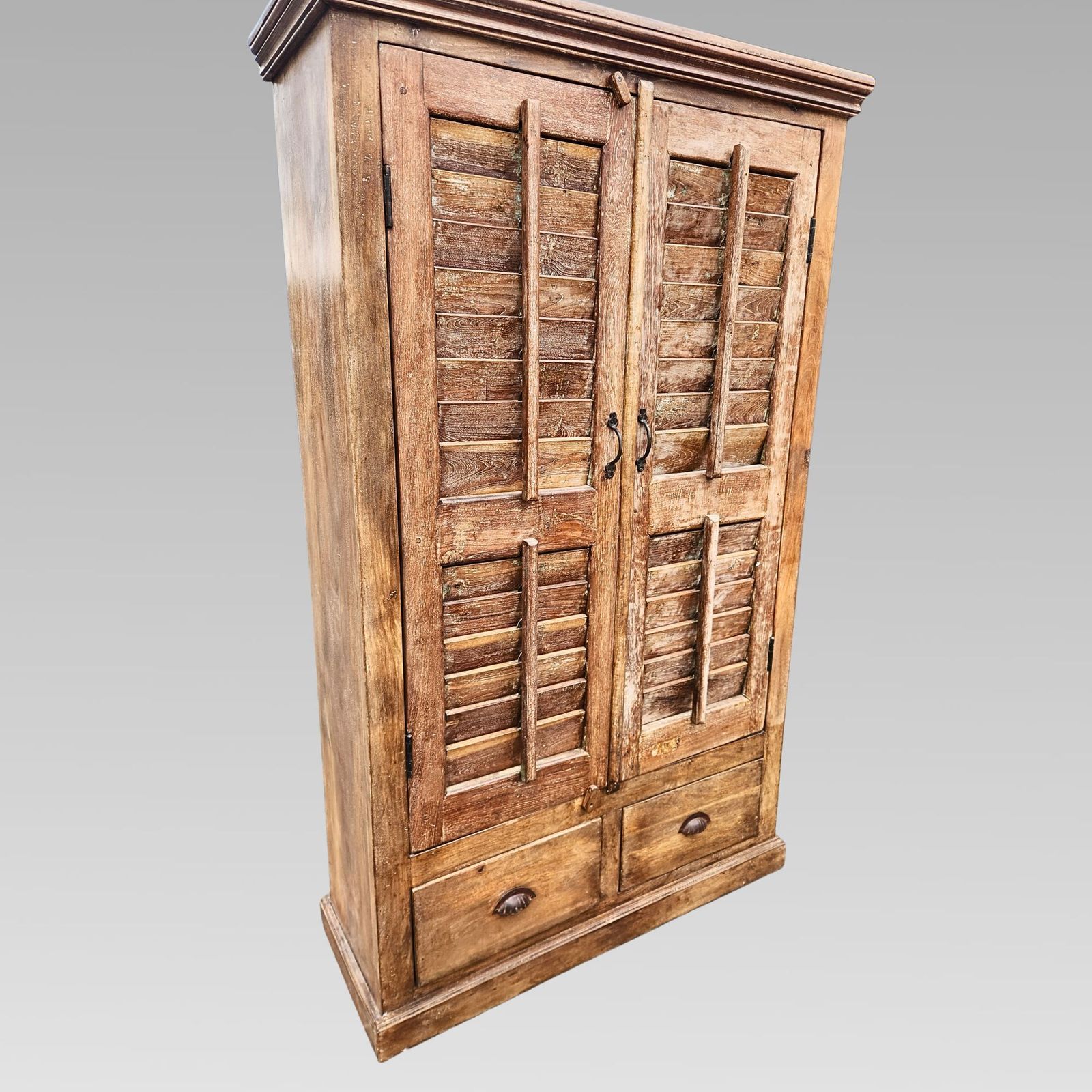 photo for sale Quality Reclaimed Unique Indian Rosewood Louvre Cupboard