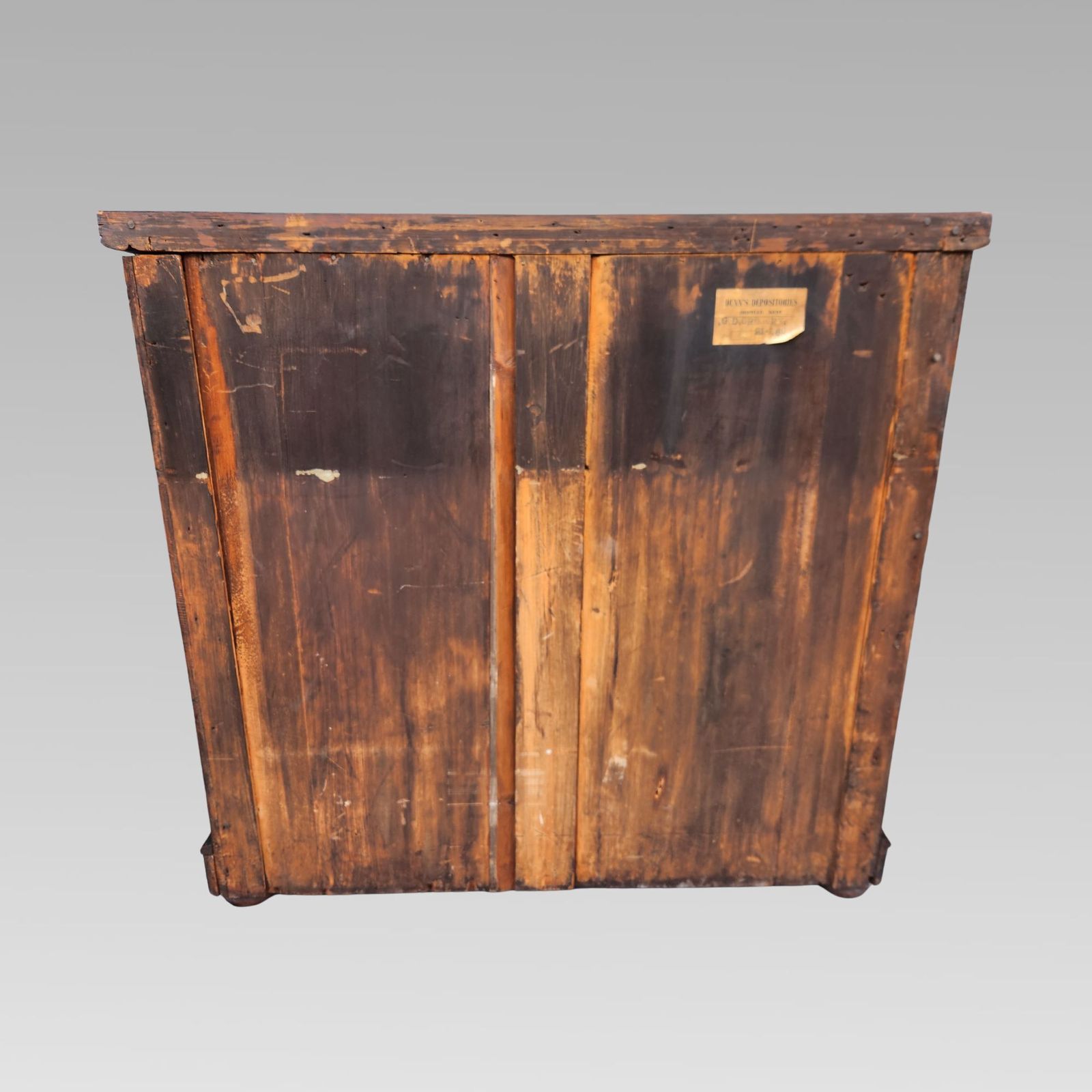 Fabulous Victorian Mahogany Chest Of Drawers W/ Turned Knob Handles photo vintage