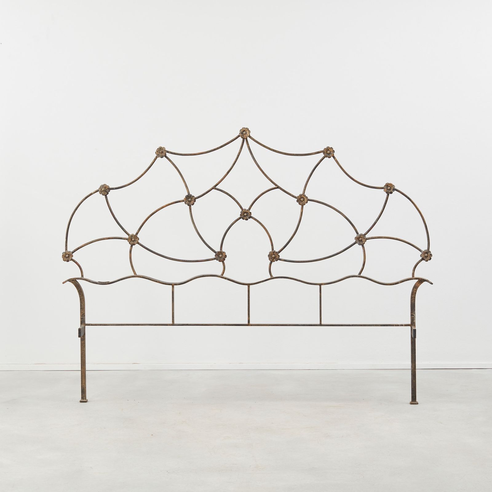 Salvino Marsura Intreccio D’amore Bed Headboard Treviso, Italy, 1980s