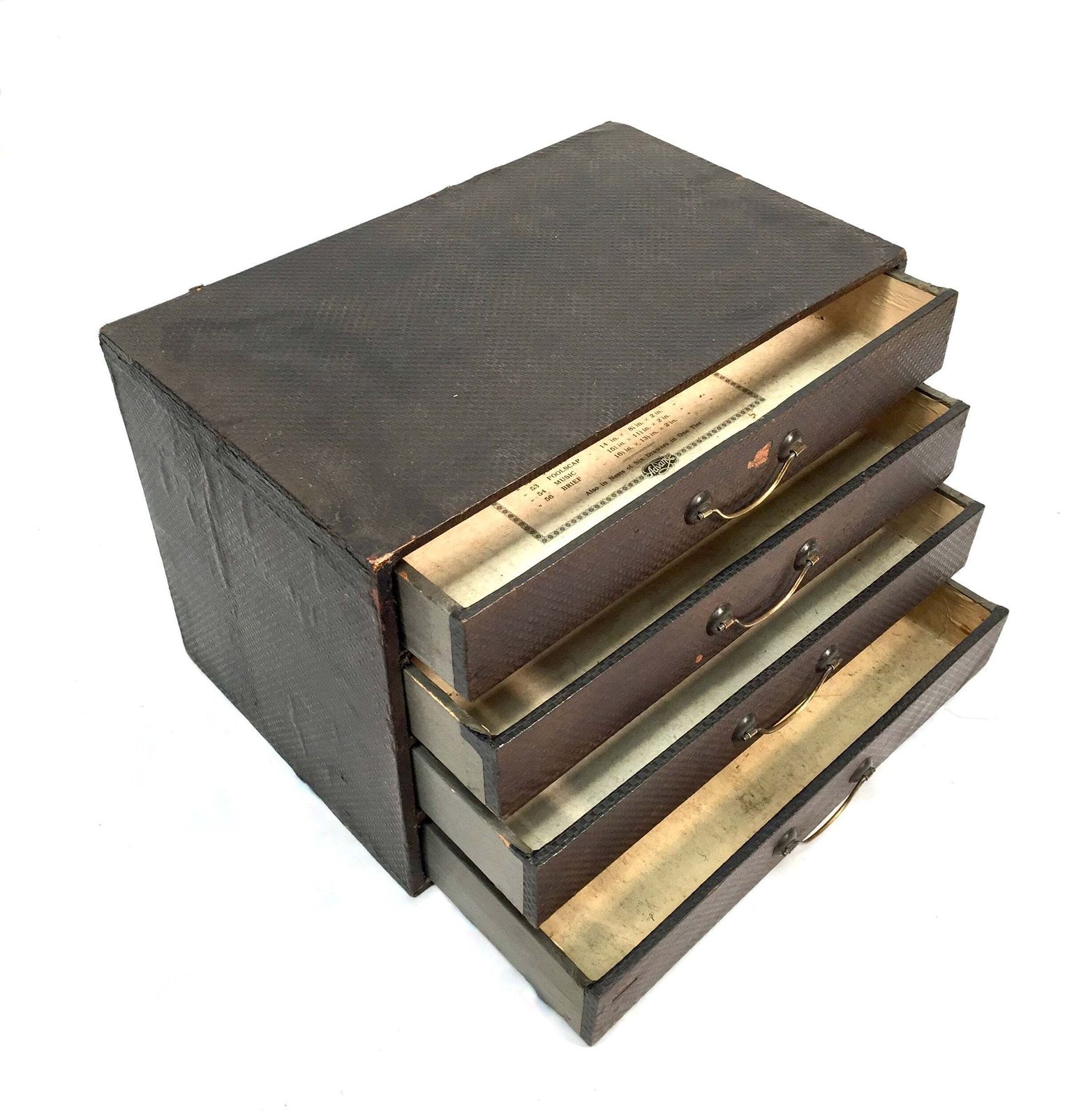 Antique "The Leader Cabinet" Drawers / Storage Filing Box / Early 20th Century photo vintage