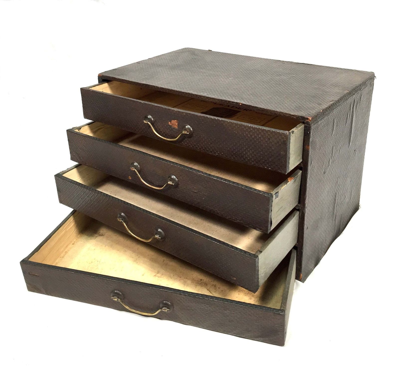 photo buy Antique "The Leader Cabinet" Drawers / Storage Filing Box / Early 20th Century