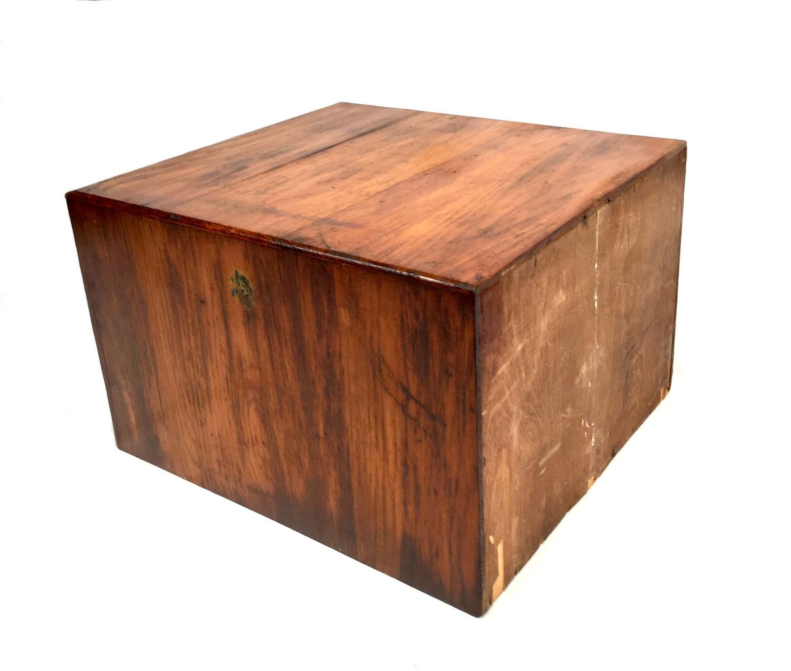 Antique Wooden Desktop Oak Stationery Index Filing Card Drawers / Cabinet / Box photo vintage