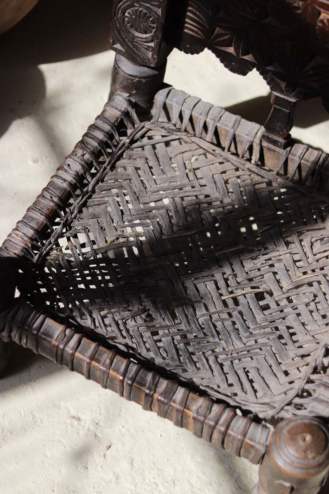 Near Pair Of 19th Century Swat Valley Pidha Chairs photo vinterior