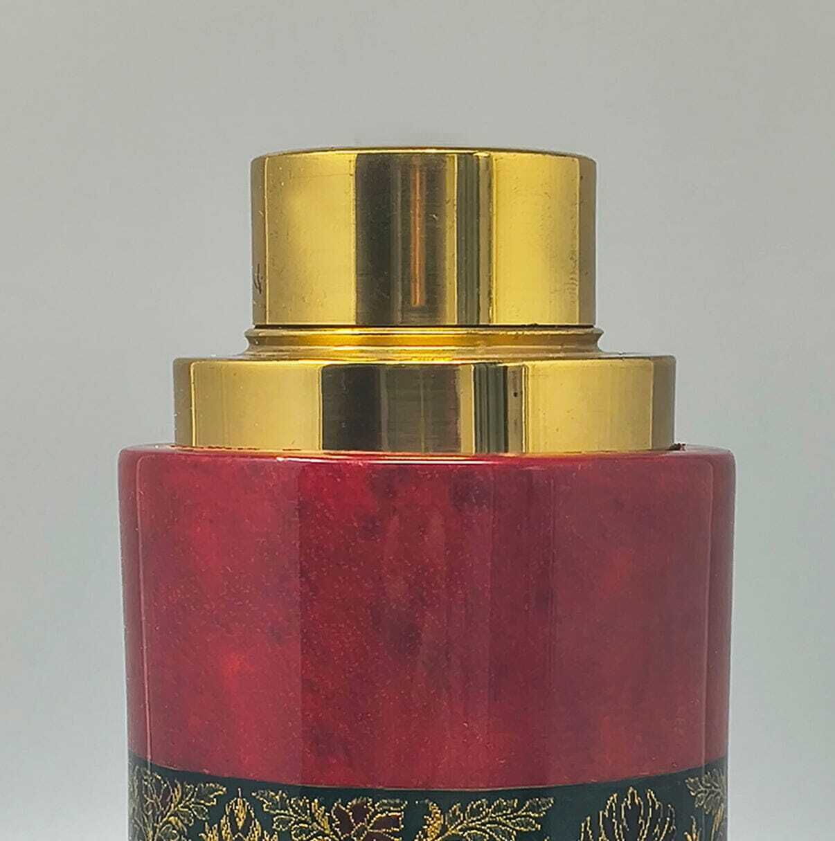 1960s Astonishing Red Cocktail Shaker In Parchment. Made In Italy photo buy