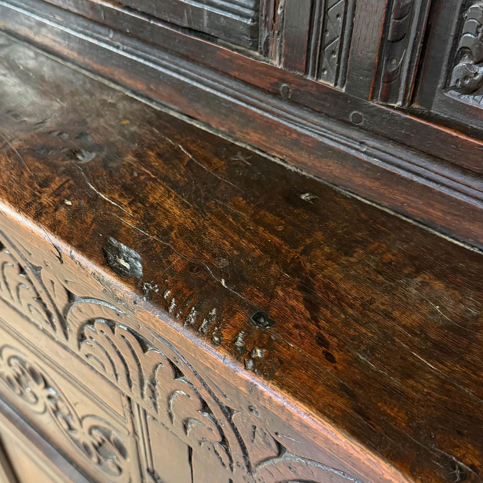 photo buy Antique 17th Century Oak Court Cupboard | Antique Cupboard | Storage Cupboard | Antique Storage | Vintage Furniture