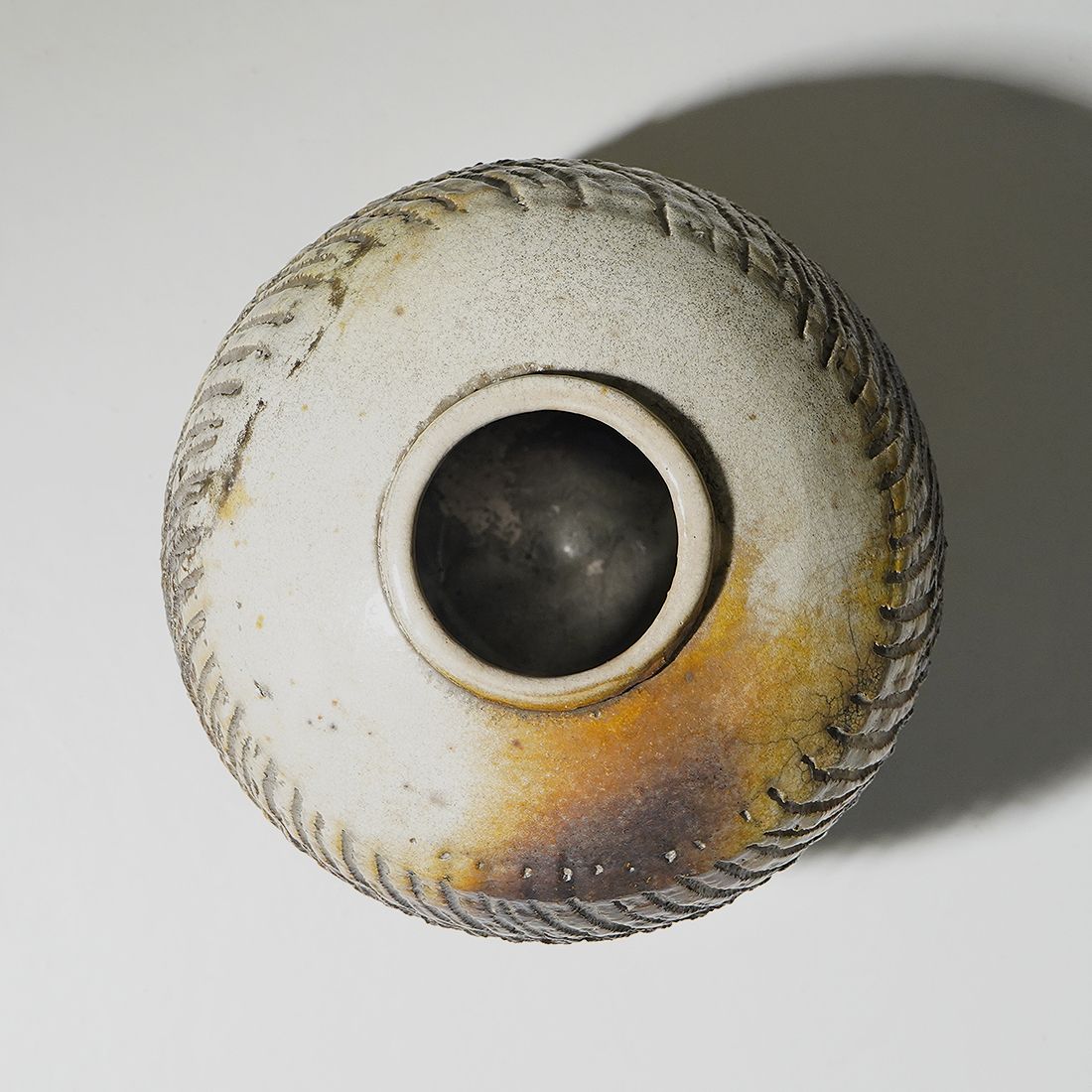 photo furniture Sculptural Vase In Glazed Ceramic, 1970s