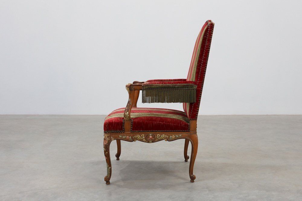 Antique French Louis XIV Chair In Oak, 1800s photo 2646.0