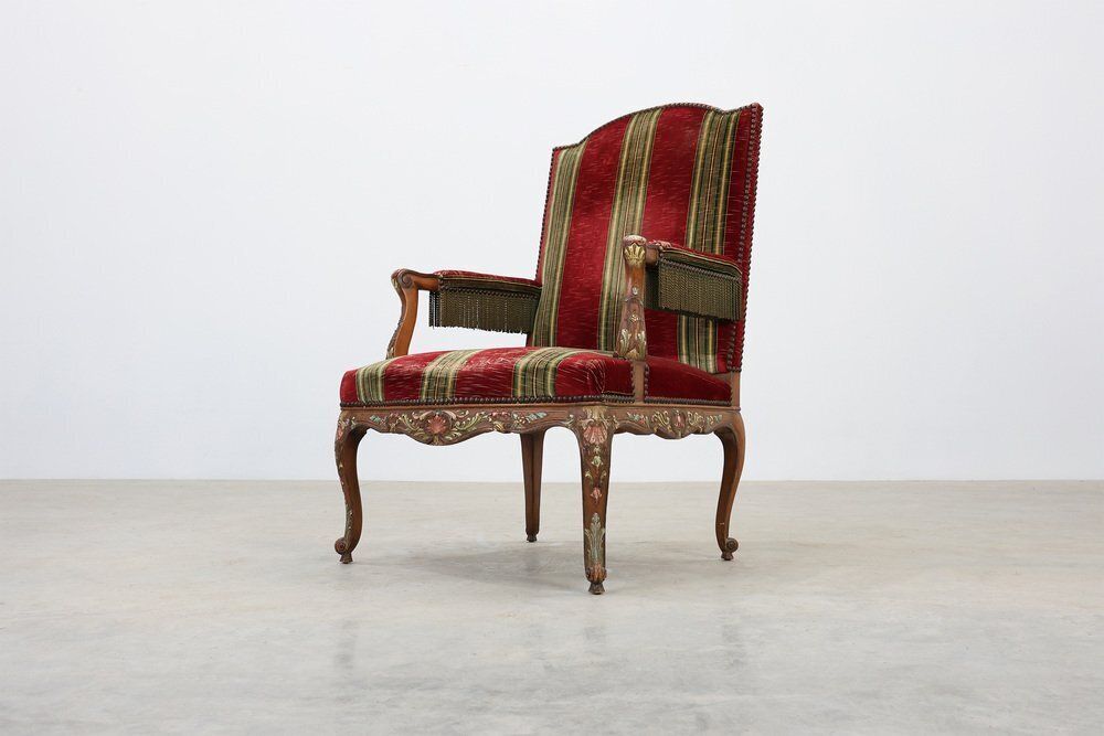 Antique French Louis XIV Chair In Oak, 1800s photo buy