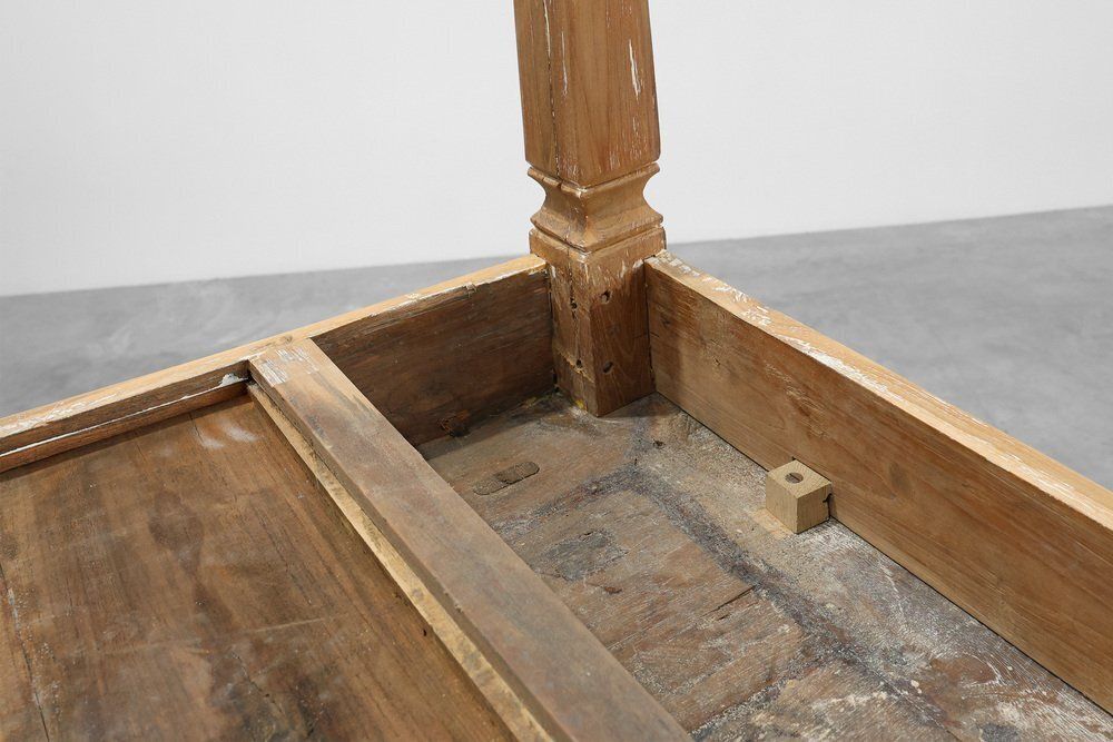 photo buy Large French Provincial Farm Table In Elm Wood, France, 1850