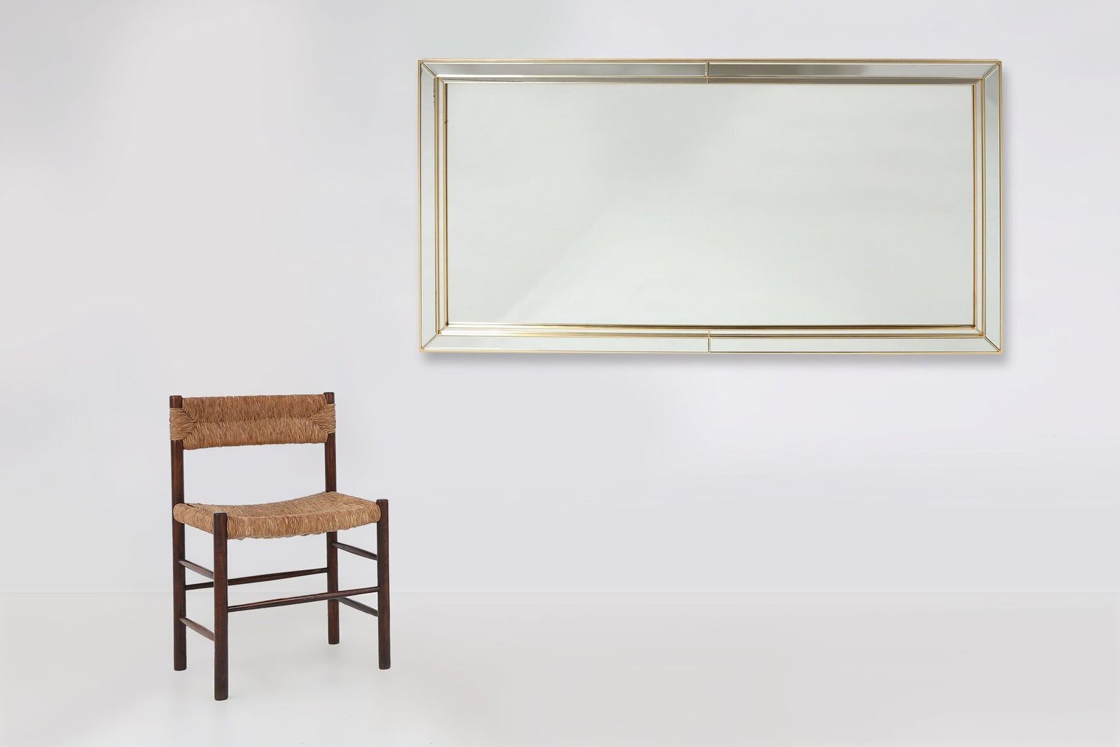 Large Hollywood Regency Mirror By Deknudt, Belgium, 1980 photo furniture