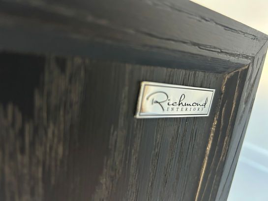 Home > Richmond "Blackbone" Black And Silver Tall Cabinet    Richmond "Blackbone" Black And Silver Tall Cabinet photo vinterior