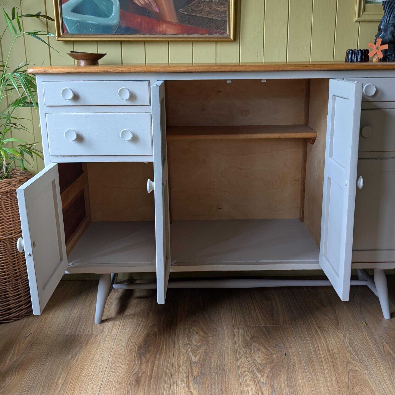 Painted Ercol Sideboard, 1970s photo vintage