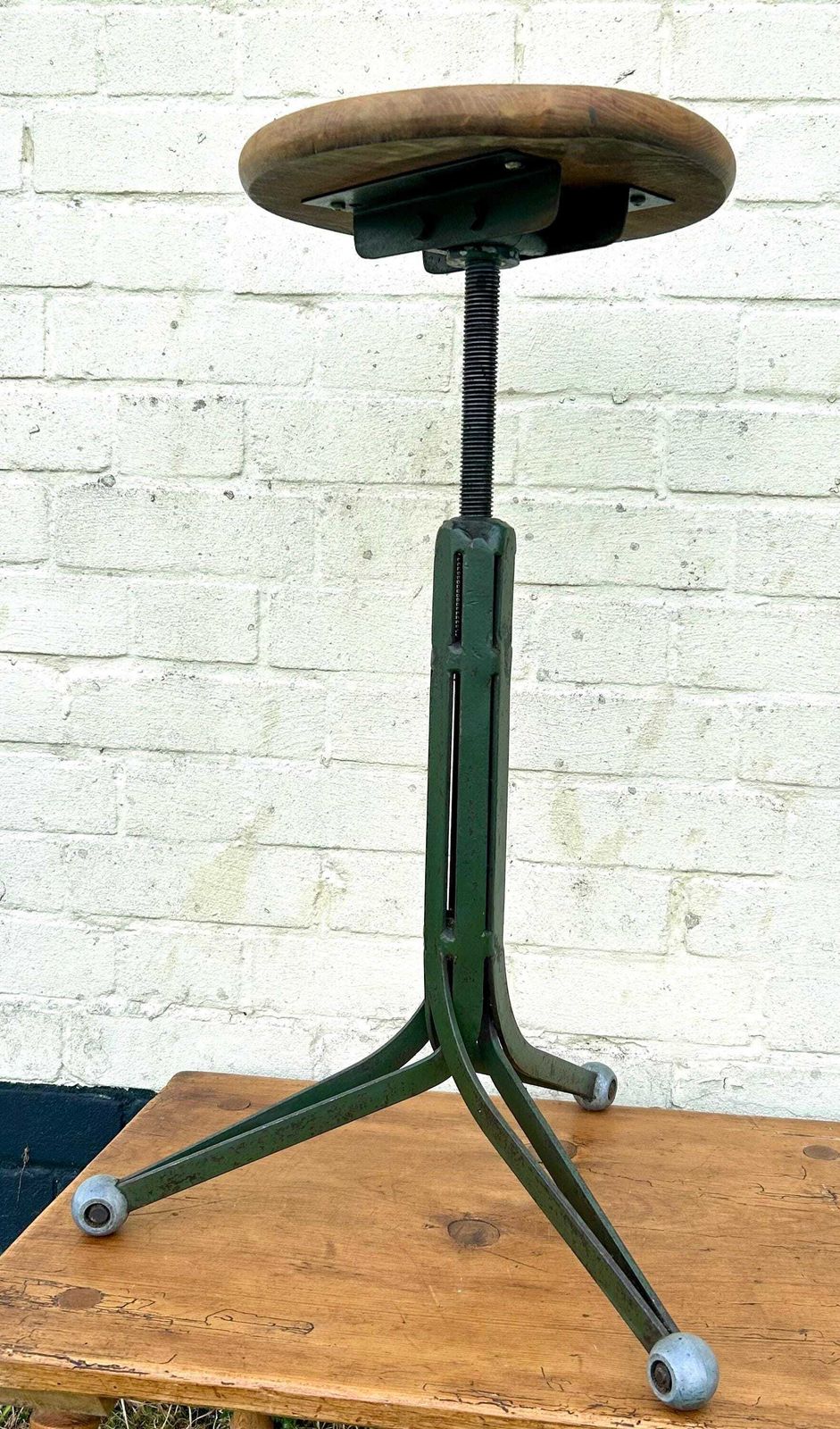 Rubery Owens Blade Machinist Industrial Stool Office Desk Kitchen Chair Vintage Retro Decor Seating Factory photo 275.0