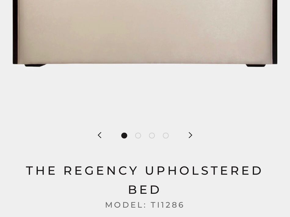 Sofa & Chair Company "Regency" Upholstered King Sized Bed photo vinterior