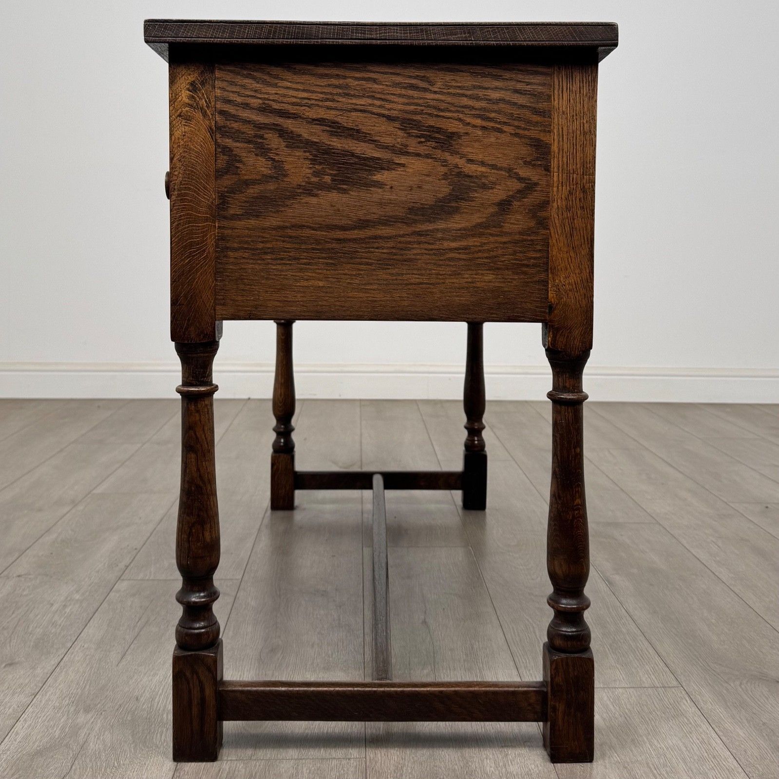 Antique 20th Century Fine Quality Edwardian Desk In Oak ( Af 5733 ) photo for sale