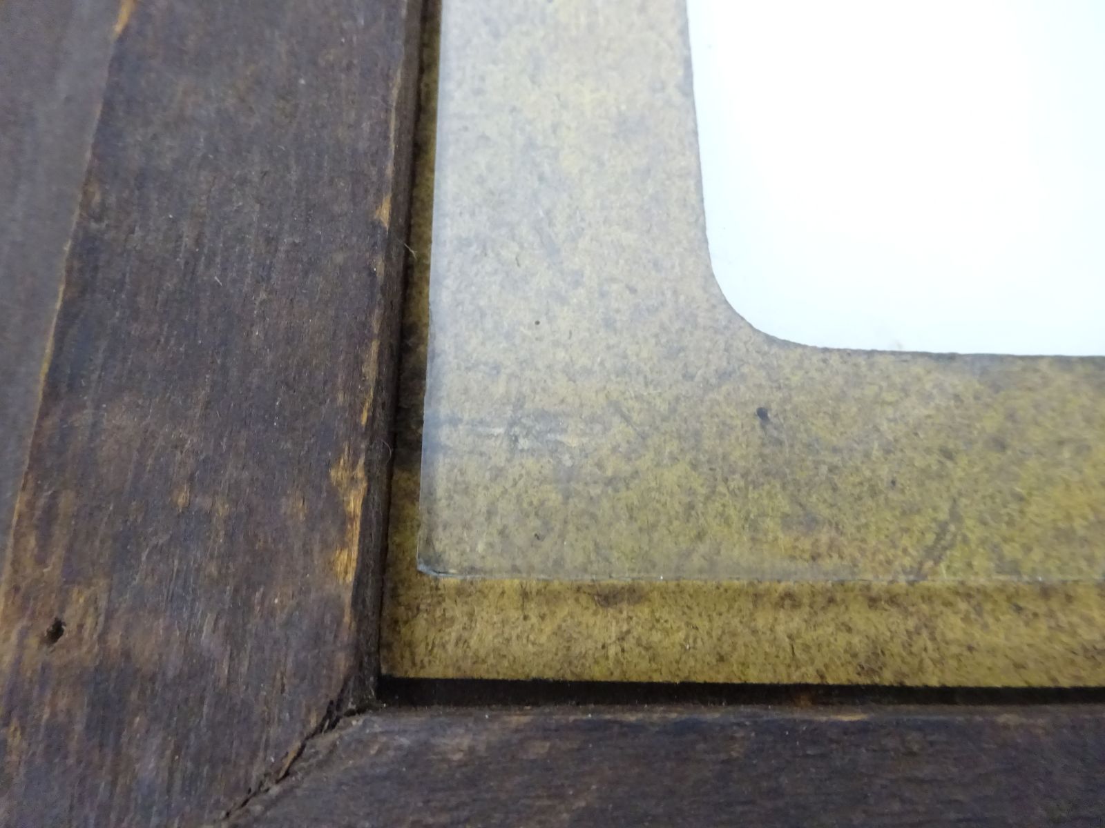 photo for sale Reclaimed Late 1800s Arts & Crafts Frame, Original Glass, For Restoration