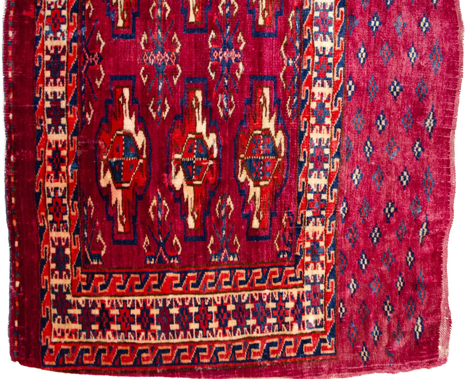 Antieke Yamout-graanzak 118x70cm photo Textiel